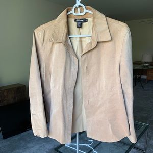 DKNY Genuine Leather Suede Jacket